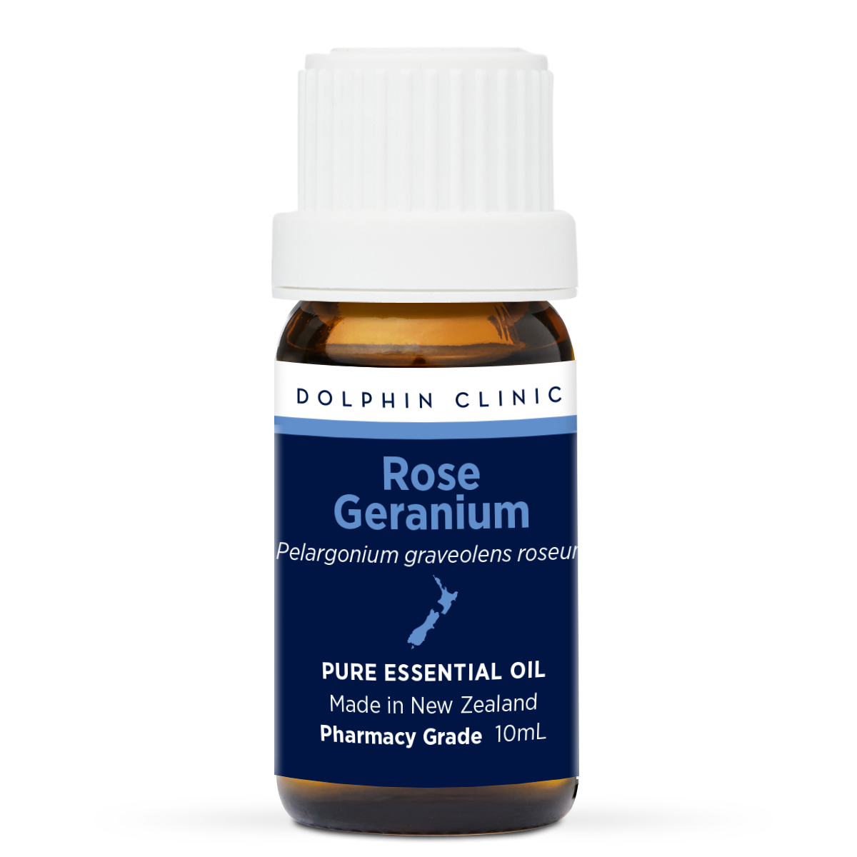 Rose Geranium Pure Essential Oil 10ml, front of the pack