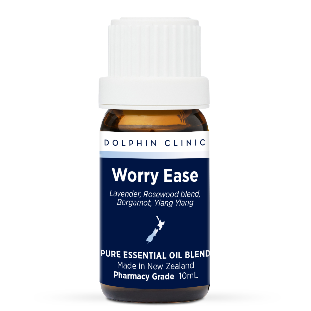 Worry Ease Pure Essential Oil Blend 10ml, front of the pack