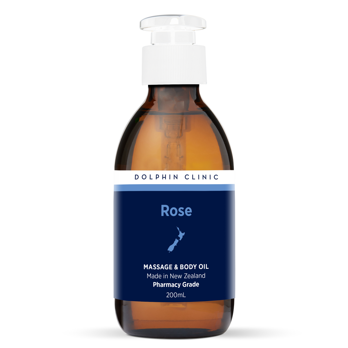 Rose Massage Oil 200ml, front of the pack