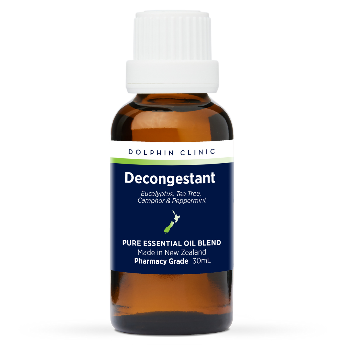 Decongestant Pure Essential Oil Blend 30ml, front of the pack