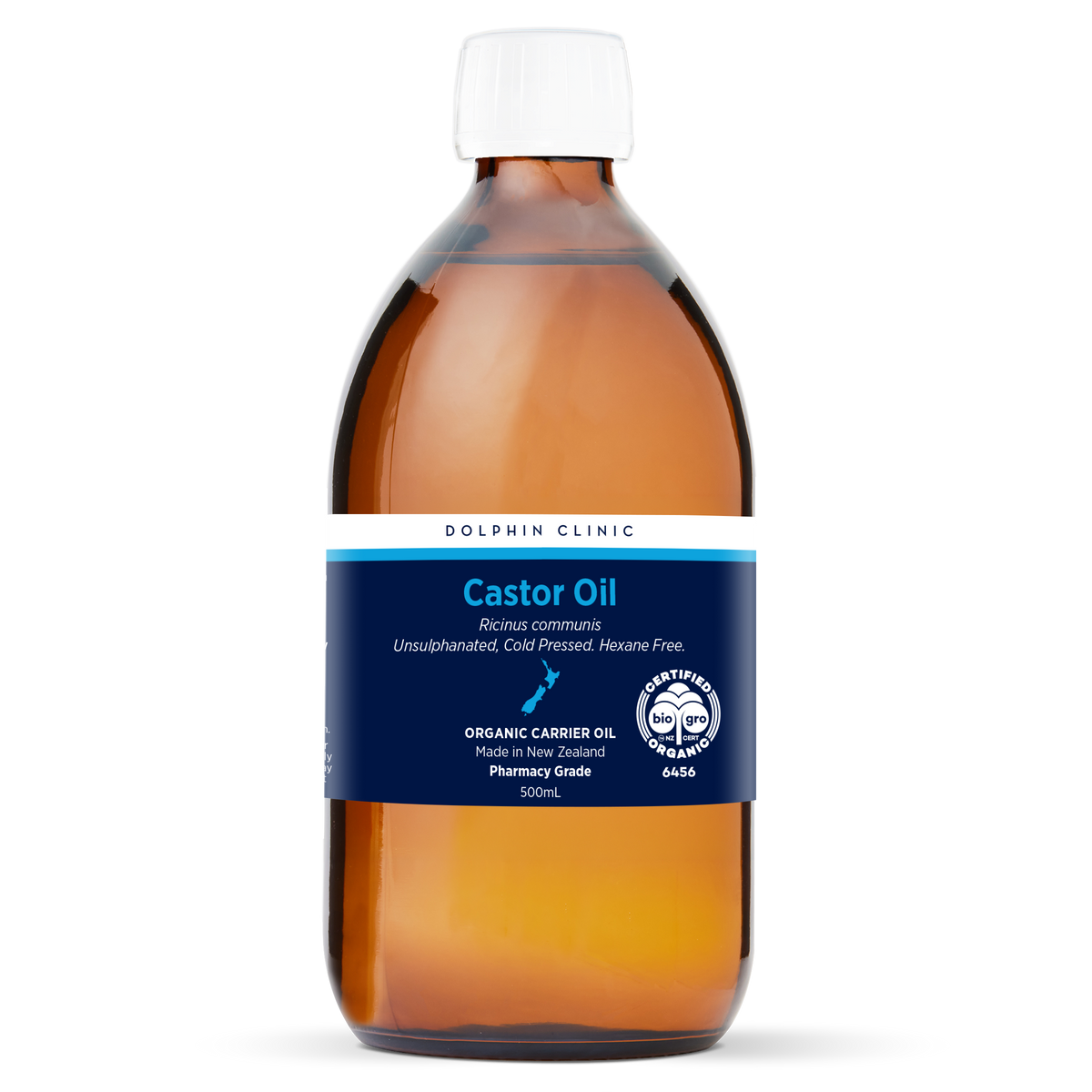 Castor Oil 500ml, front of the pack