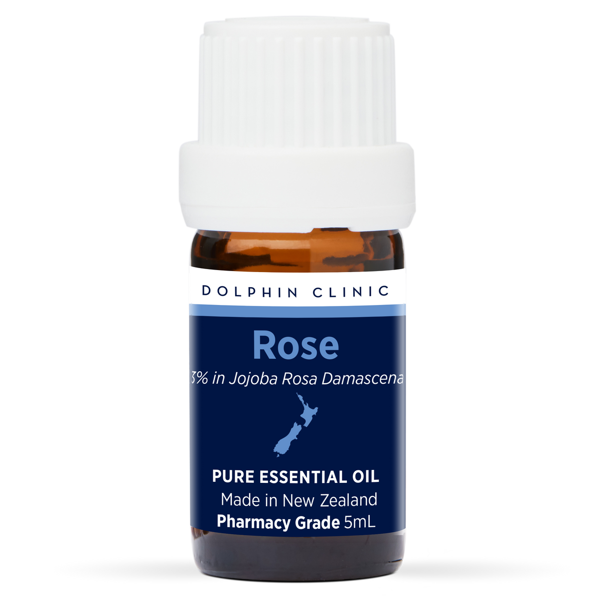 Rose 3% in Jojoba Essential Oil 5ml, front of the pack