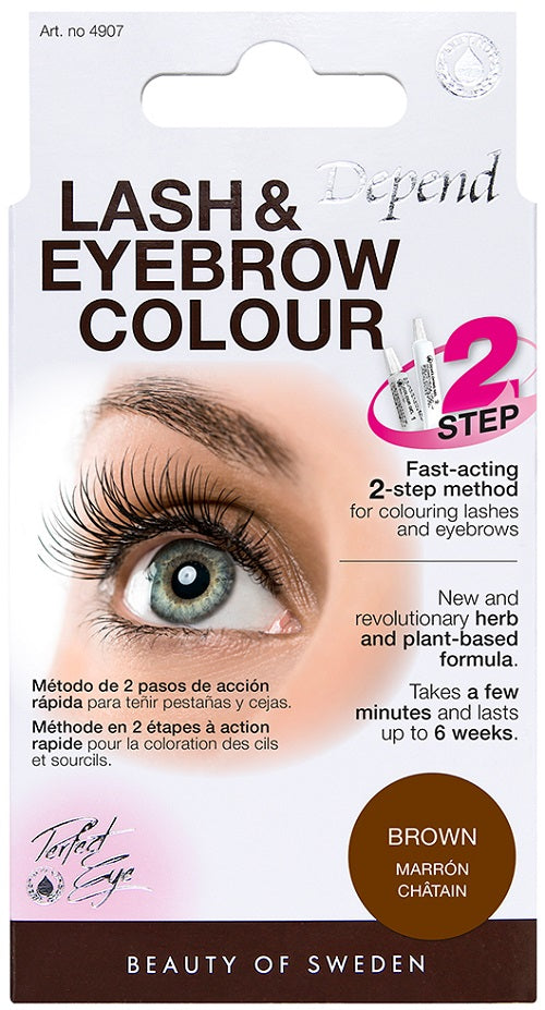 DEPEND Lash & Brow Colour Brown-Matakana Pharmacy