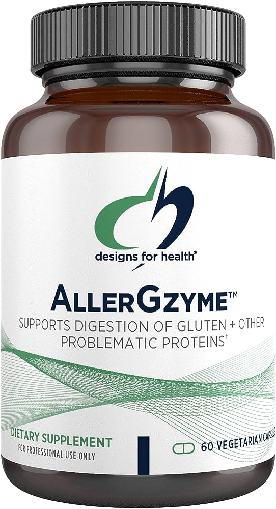 AllerGzyme Enzyme Complex 60vcaps - Digestive Aid for Protein Sensitivity   Matakana Pharmacy