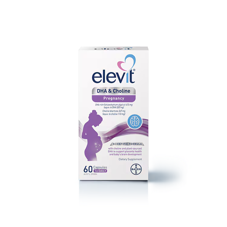Elevit DHA & Choline Pregnancy 60s-Bayer-Matakana Pharmacy