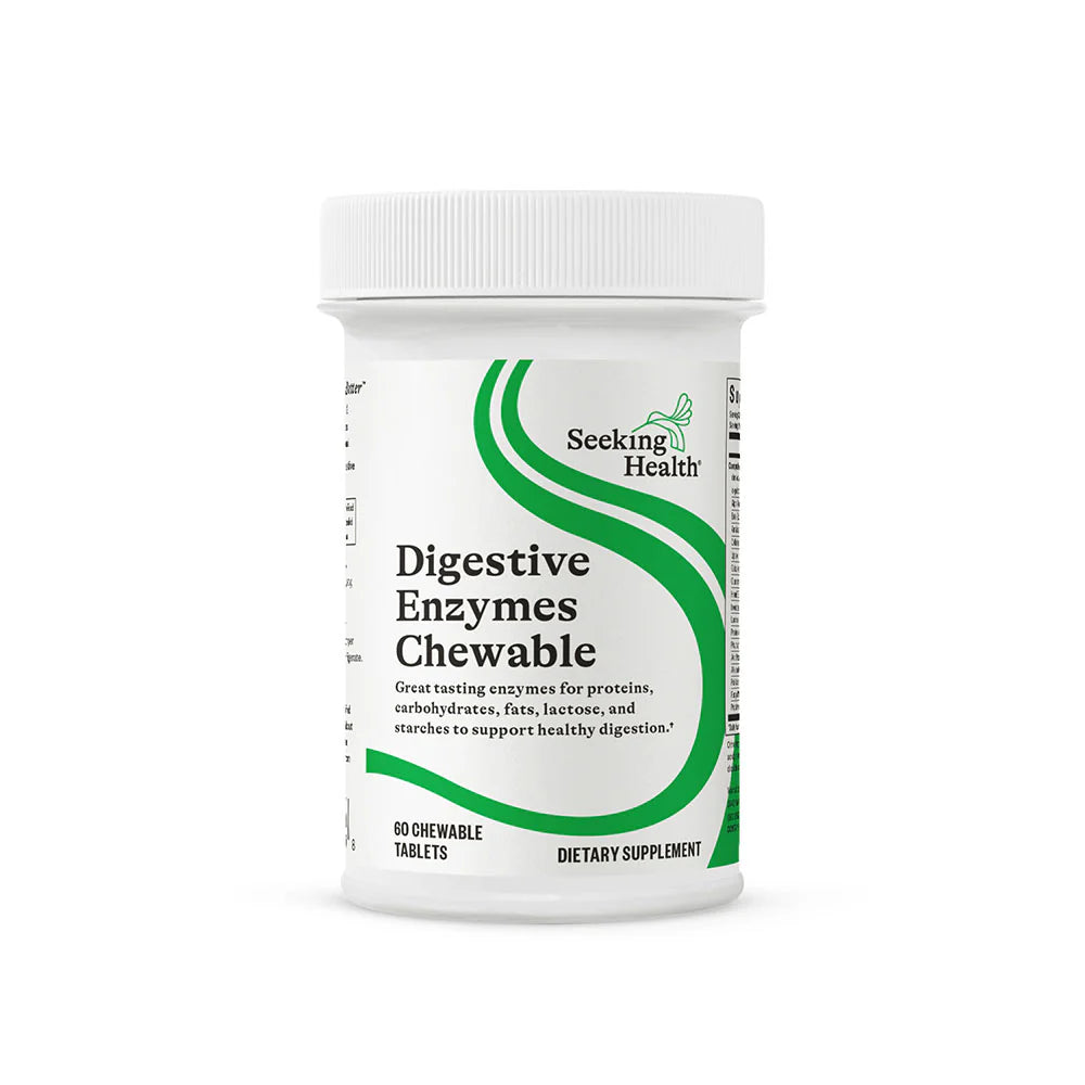 Digestive Enzymes Chewables 60tabs-Seeking Health-Matakana Pharmacy