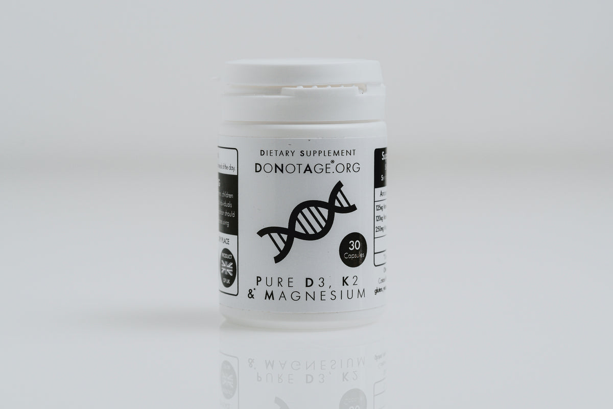 Pure D3, K2 & Magnesium 30 Caps-Do Not Age Supplements-Matakana Pharmacy