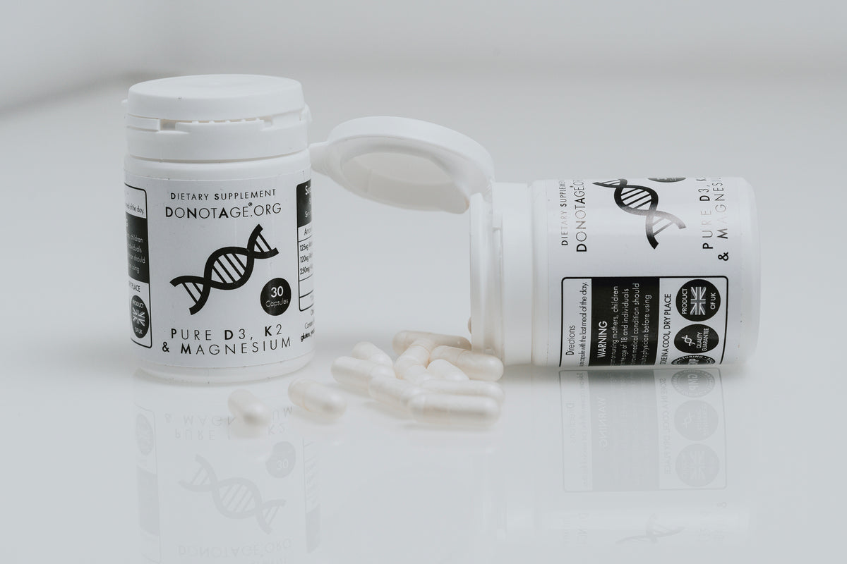Pure D3, K2 & Magnesium 30 Caps-Do Not Age Supplements-Matakana Pharmacy