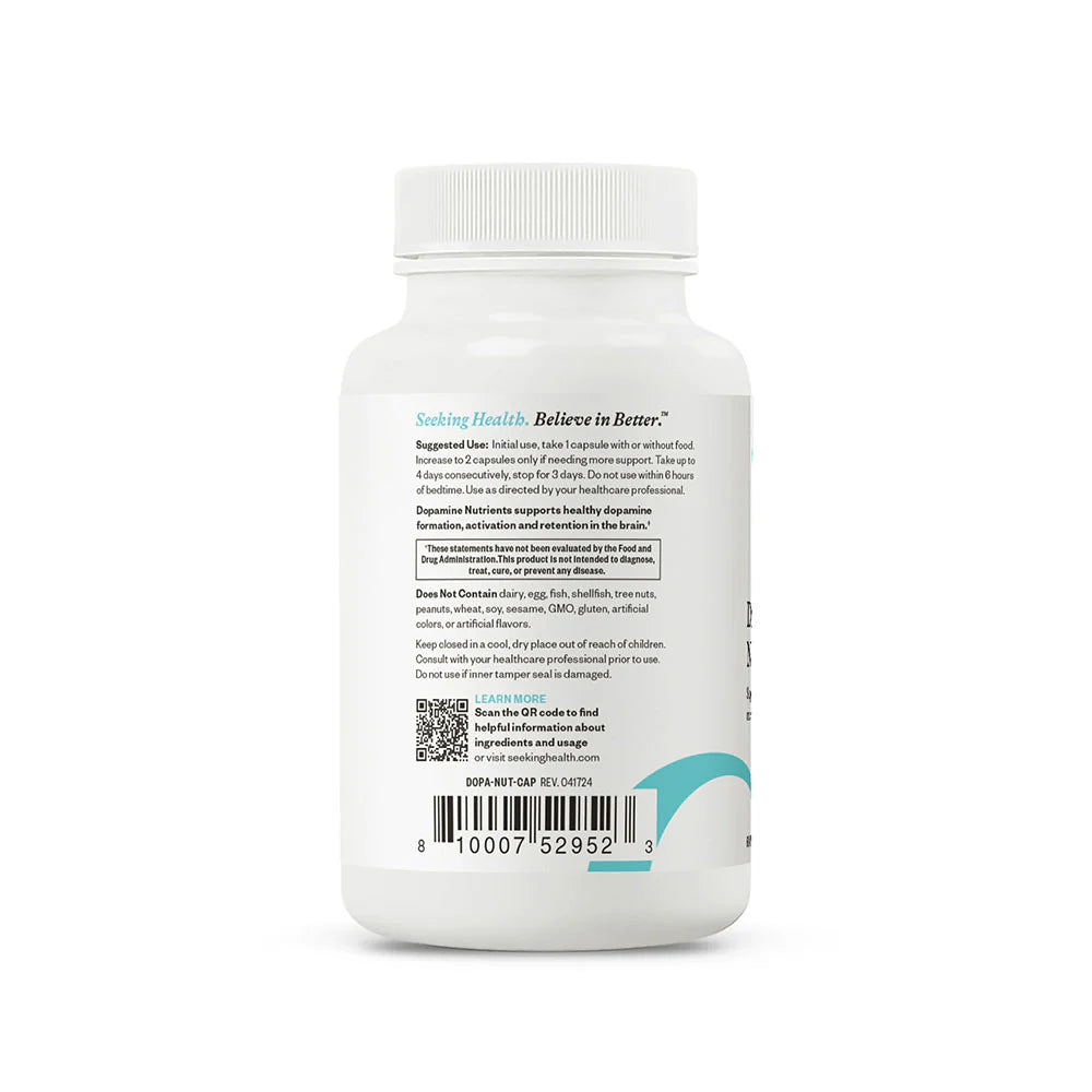 Dopamine Nutrients 60caps-Seeking Health-Matakana Pharmacy