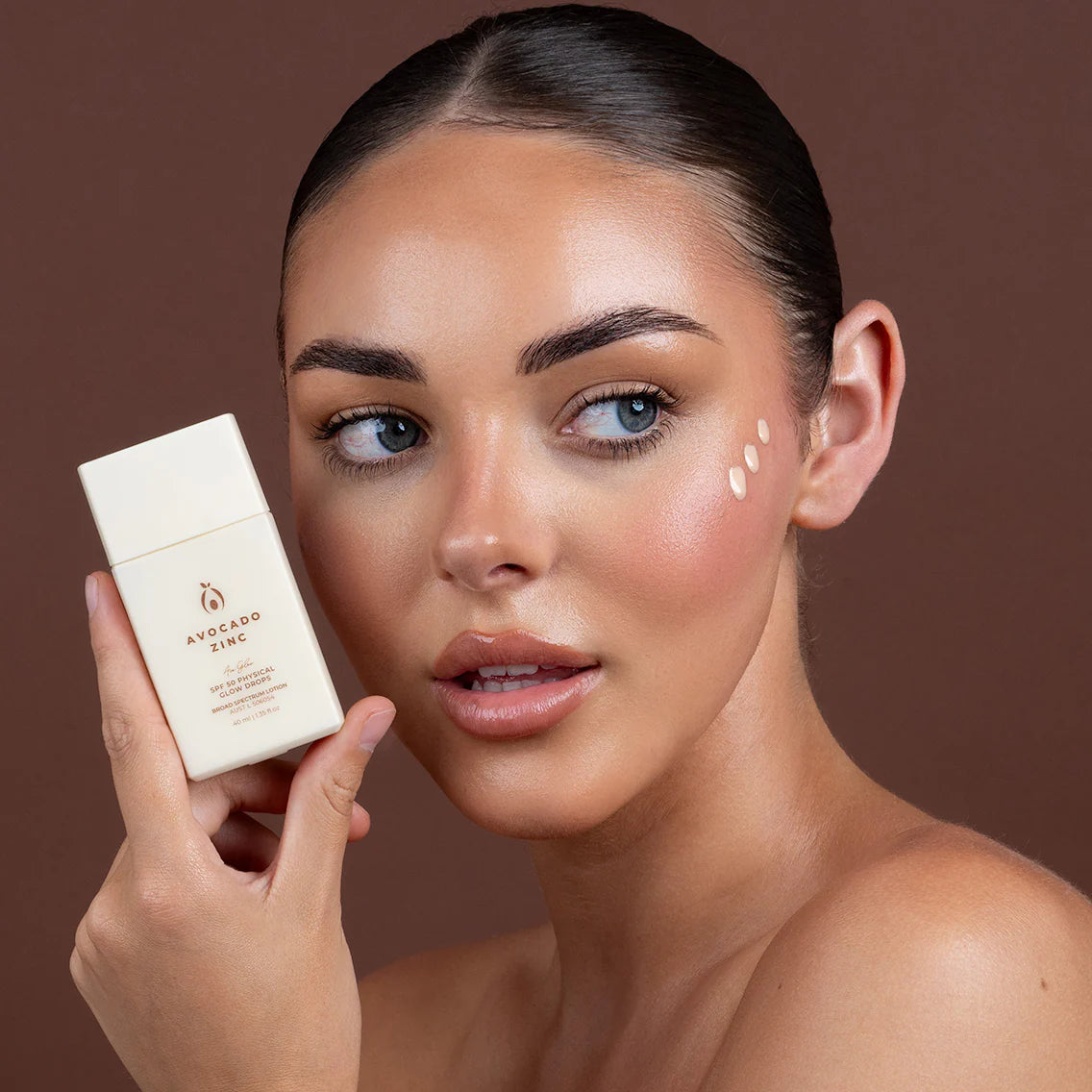 SPF 50 Physical Glow Drops 40ml-Avocado Zinc-Matakana Pharmacy