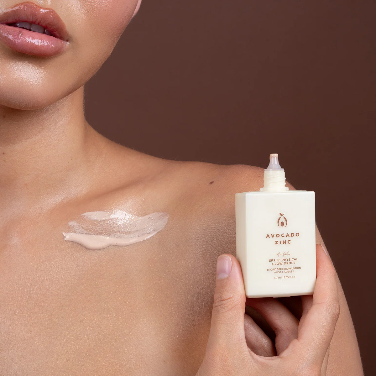 SPF 50 Physical Glow Drops 40ml-Avocado Zinc-Matakana Pharmacy
