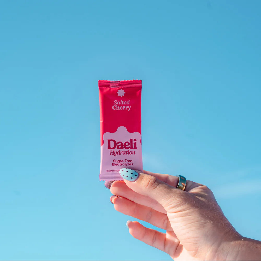 Daeli Hydration Salted Cherry | 21 Sachets-Daeli Hydration-Matakana Pharmacy