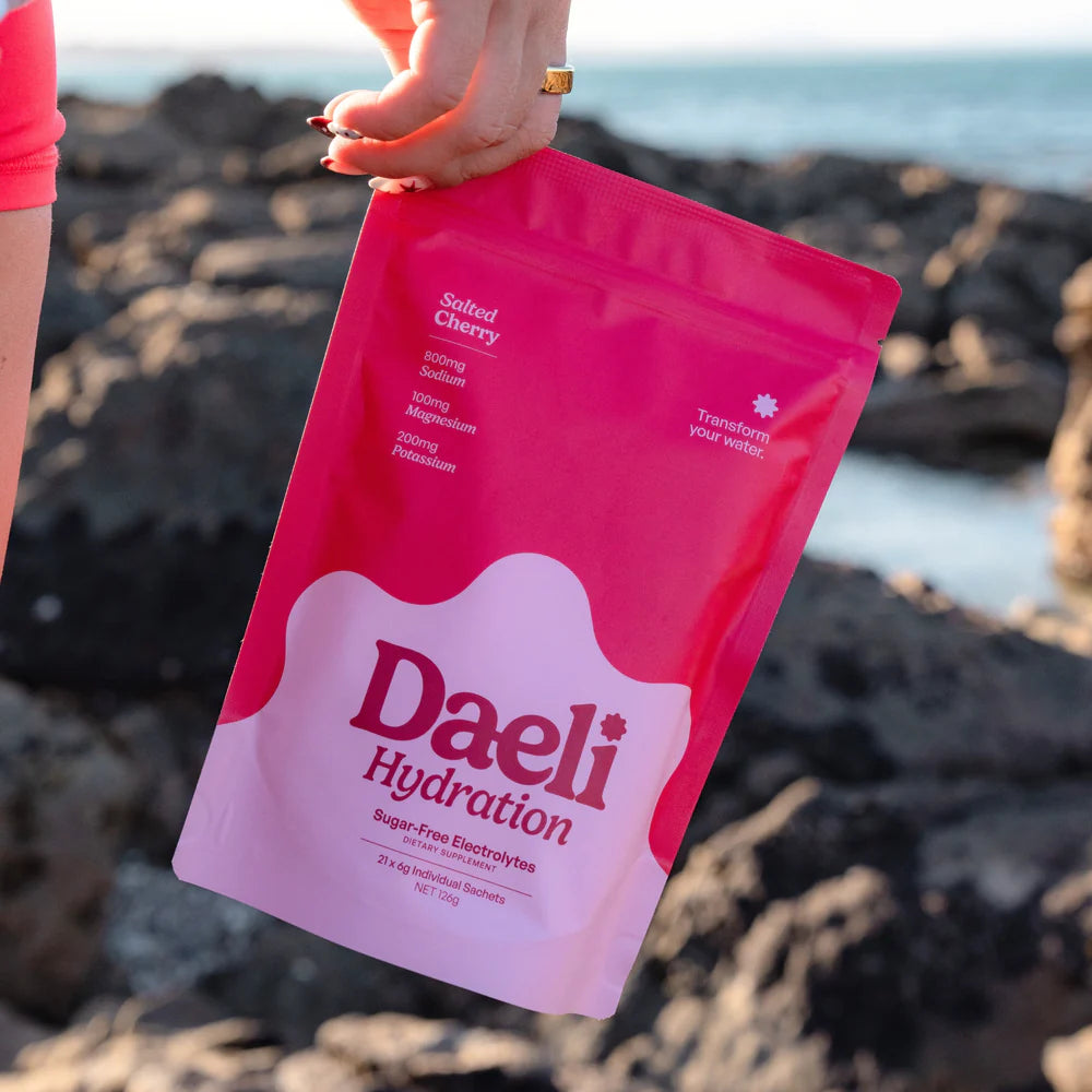 Daeli Hydration Salted Cherry | 21 Sachets-Daeli Hydration-Matakana Pharmacy