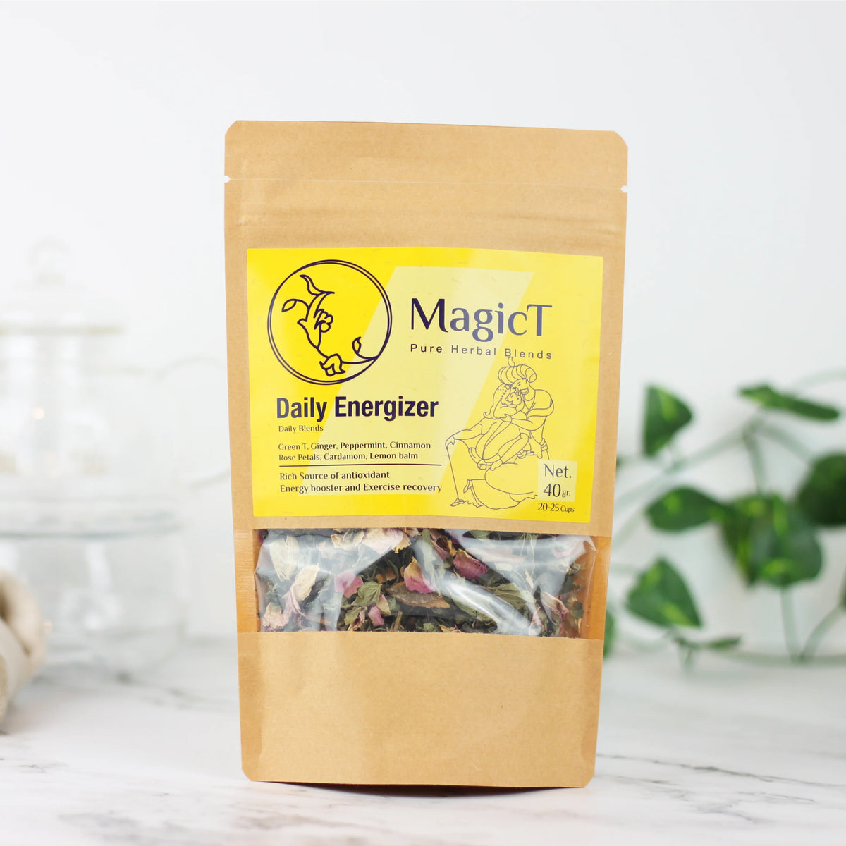MagicT Daily Energizer Tea Pouch 40g-Magic T-Matakana Pharmacy