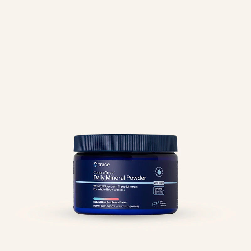 ConcenTrace Trace Mineral Powder - Blue Raspberry 132g-Trace Minerals-Matakana Pharmacy