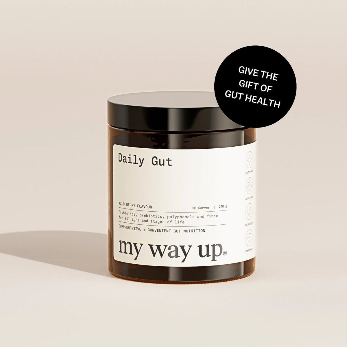 Daily Gut Nutrition 270g-my way up-Matakana Pharmacy