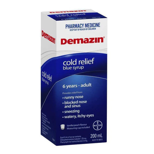 DEMAZIN Syrup 200ml-Matakana Pharmacy