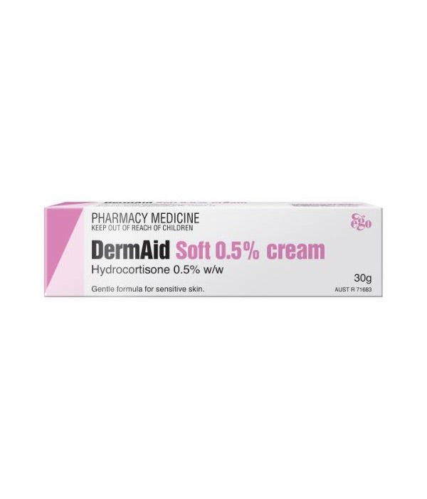 EGO Derm-Aid Soft Cream 0.5% 30g-Matakana Pharmacy
