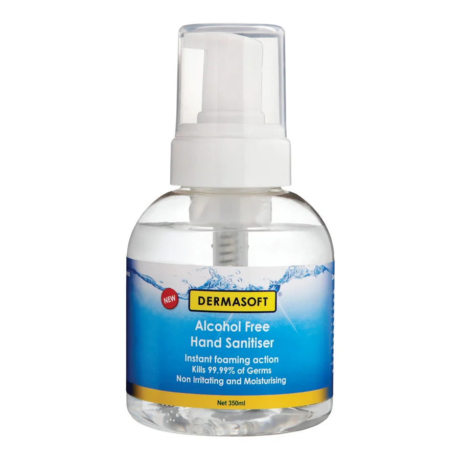 Dermasoft Alcohol Free Hand Sanitiser 350ml-Dermasoft-Matakana Pharmacy