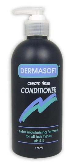 Dermasoft Cream Rinse Conditioner 375mL-Dermasoft-Matakana Pharmacy