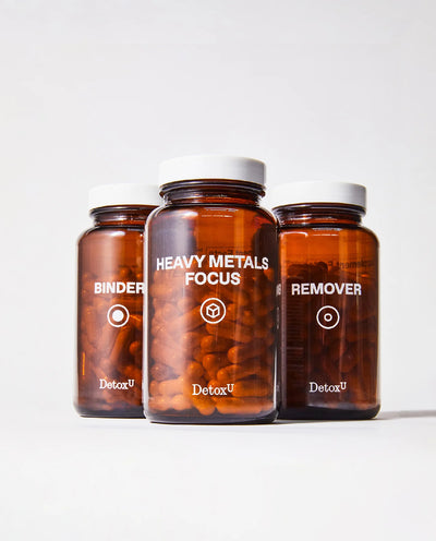Heavy Metals Focus Bundle: Remover + Binder + Heavy Metal Focus | DetoxU-DetoxU-Matakana Pharmacy