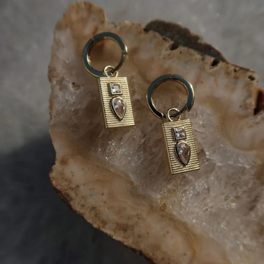 Dewdrop Sleeper Earrings-Queen Of The Foxes-Matakana Pharmacy