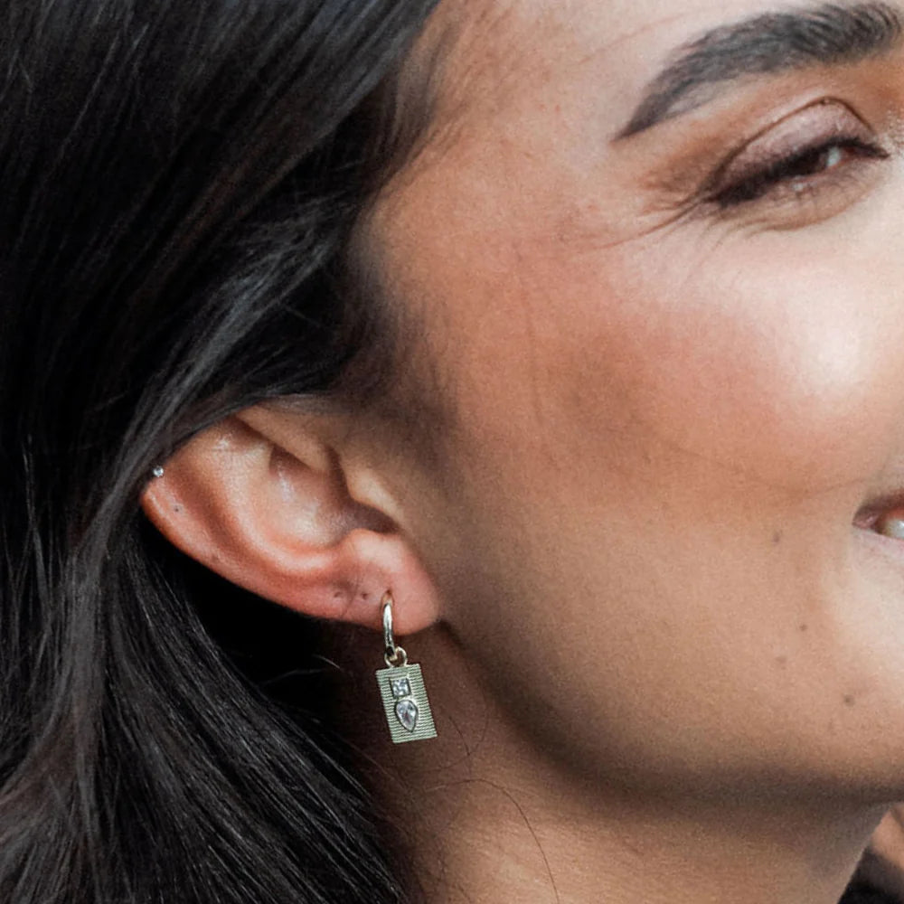 Dewdrop Sleeper Earrings-Queen Of The Foxes-Matakana Pharmacy