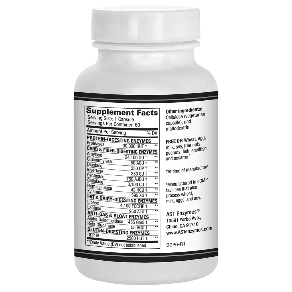 Image of Digest-GI Extra Strength 60caps supplement facts