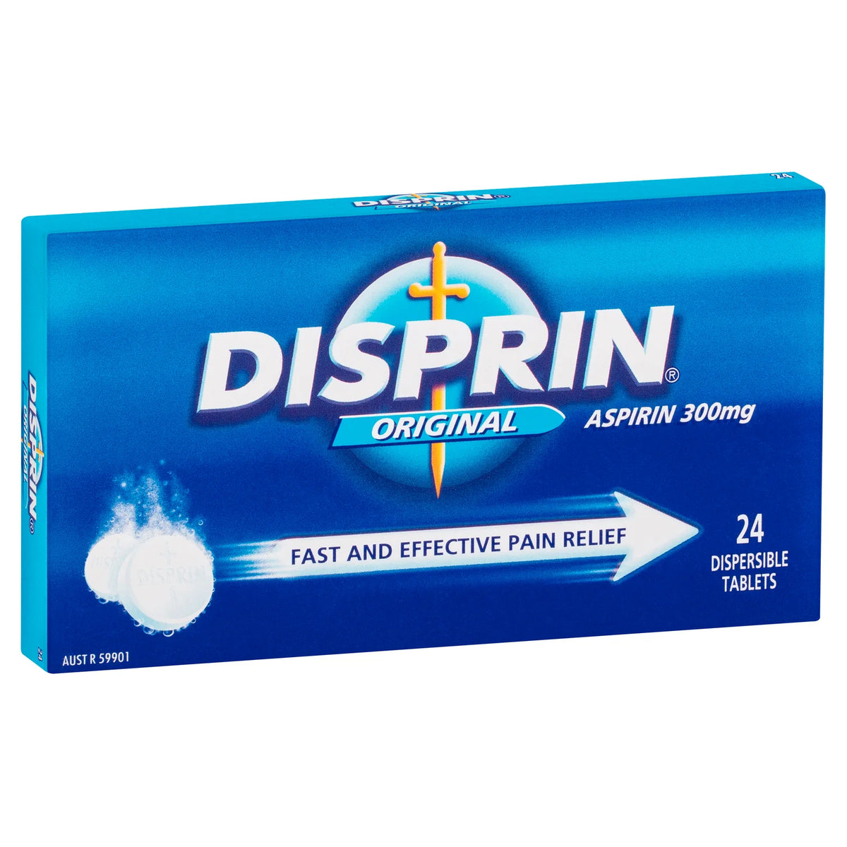 Disprin Original 300mg 24 Tablets | Fast, Effective & Dispersible-Reckitt Benckiser-Matakana Pharmacy