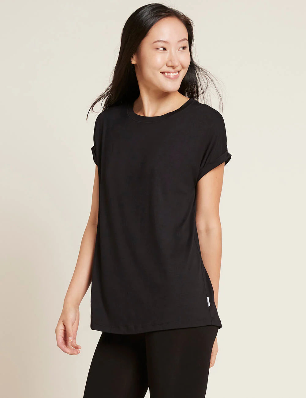 BOODY Downtime Lounge Top Black Medium-Matakana Pharmacy