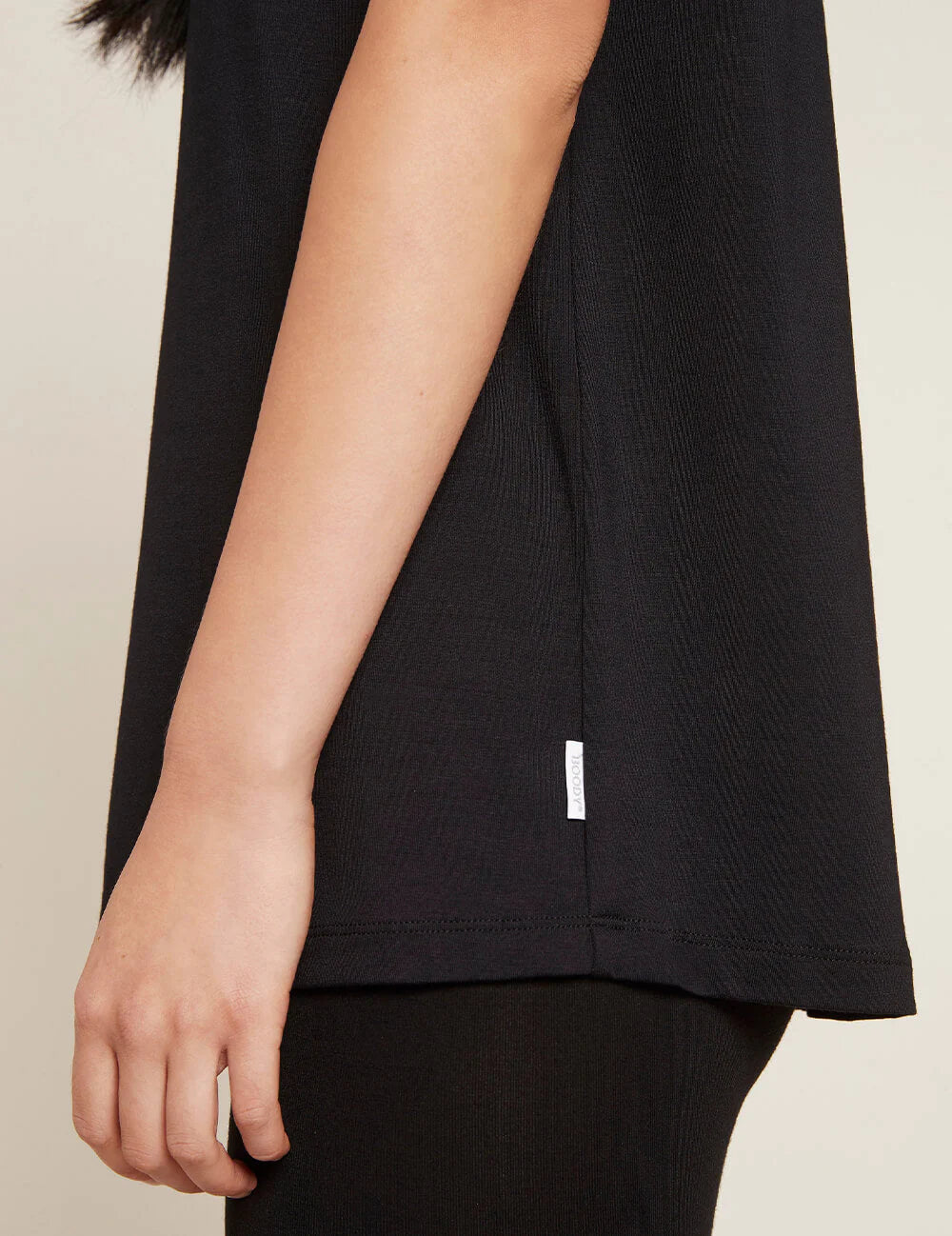 BOODY Downtime Lounge Top Black Medium-Matakana Pharmacy