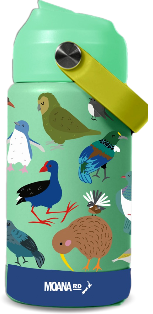 NZ Birds Kids Drink Bottle-Moana Road NZ-Matakana Pharmacy
