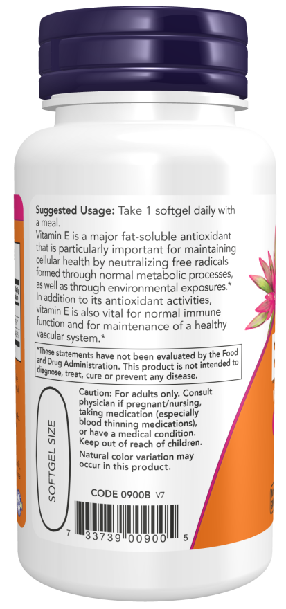 Image of Vitamin E-1000 100sgcaps suggested usage