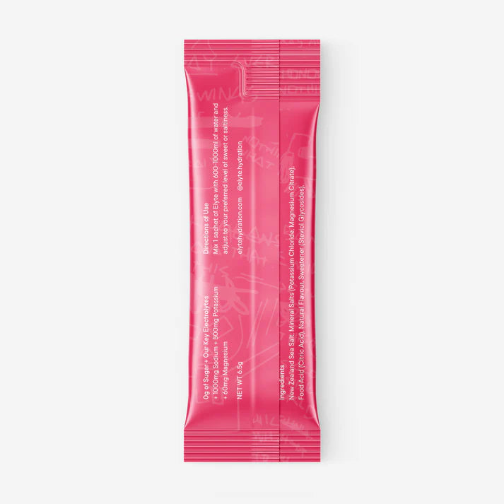 Elyte Hydration Powder Raspberry Lemonade 30 Pack-ELYTE-Matakana Pharmacy