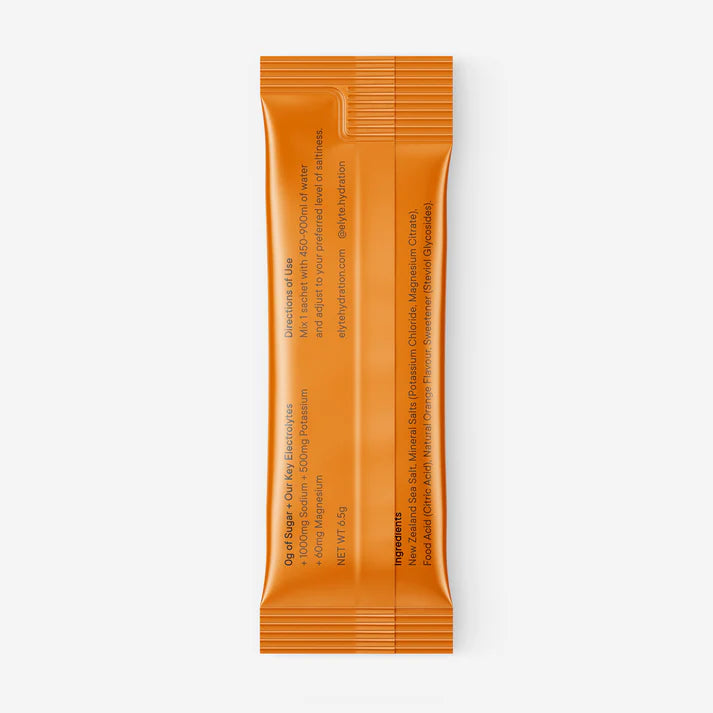 Elyte Hydration Powder Orange 30 Pack-ELYTE-Matakana Pharmacy