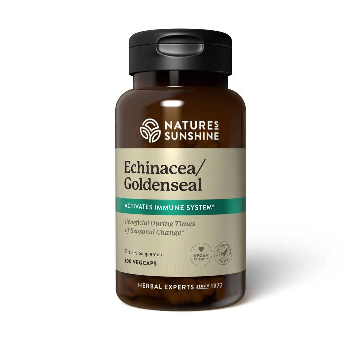 Echinacea Goldenseal 100 Capsules-Nature's Sunshine-Matakana Pharmacy