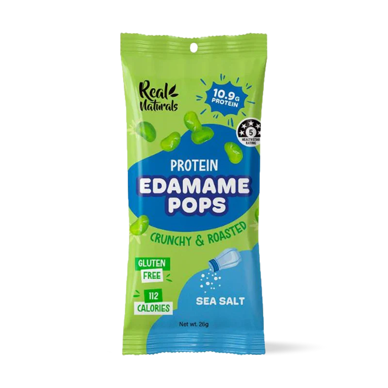 Edamame Pops Sea Salt 26g x 10 Packets-Matakana Pharmacy-Matakana Pharmacy