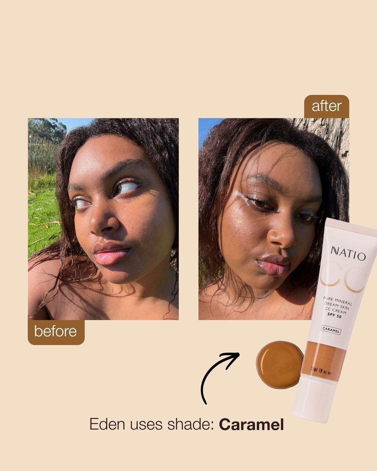 Dream Skin CC Cream SPF50 Caramel 30ml