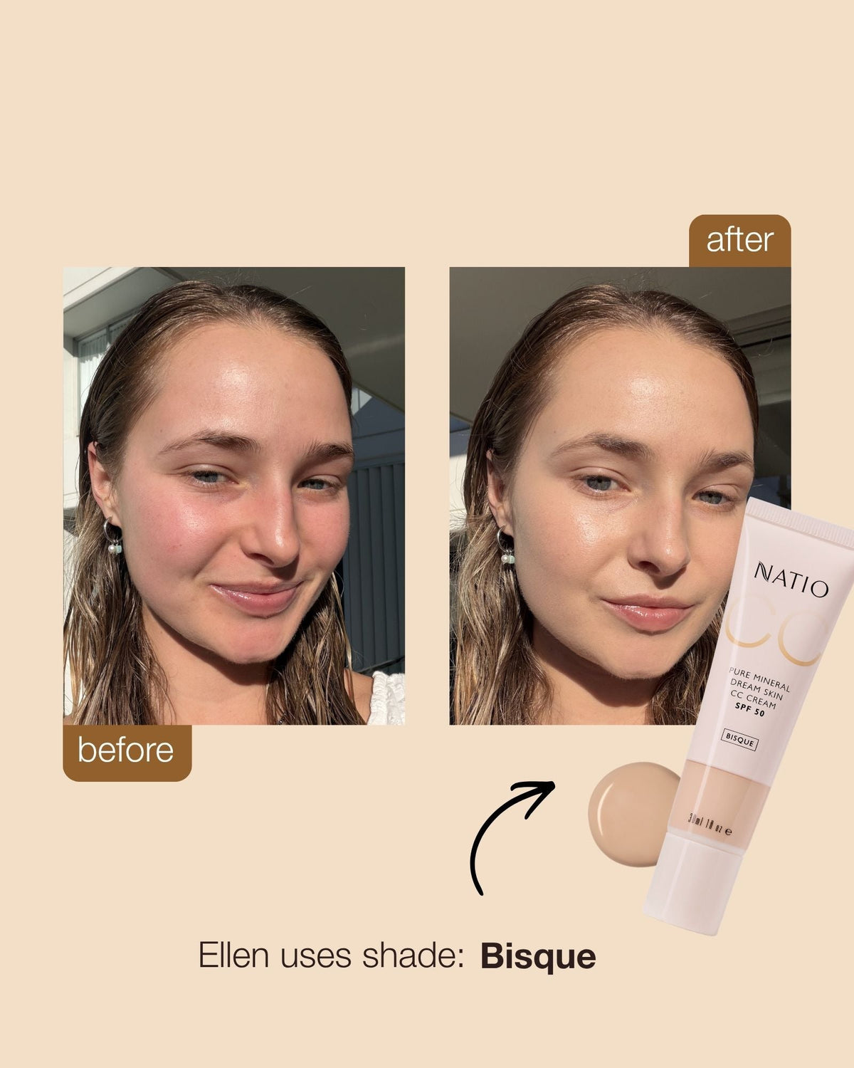 Dream Skin CC Cream SPF50 Bisque 30ml