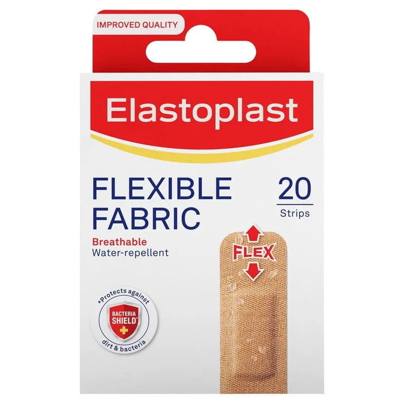 Elastoplast Flexible Fabric Strips 20 Pack-Elastoplast-Matakana Pharmacy