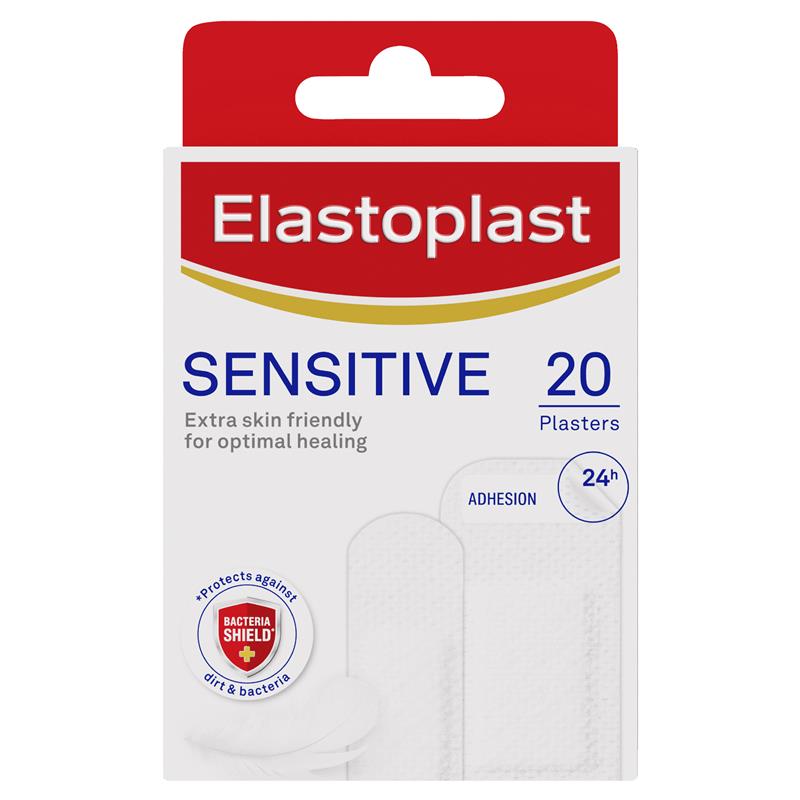 Elastoplast Sensitive Assorted Strips 20 Pack-Elastoplast-Matakana Pharmacy