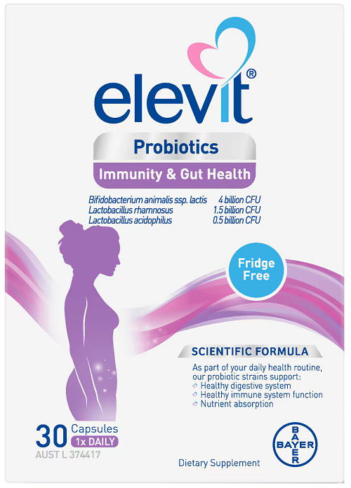 Elevit Probiotics Capsules 30s-Bayer-Matakana Pharmacy