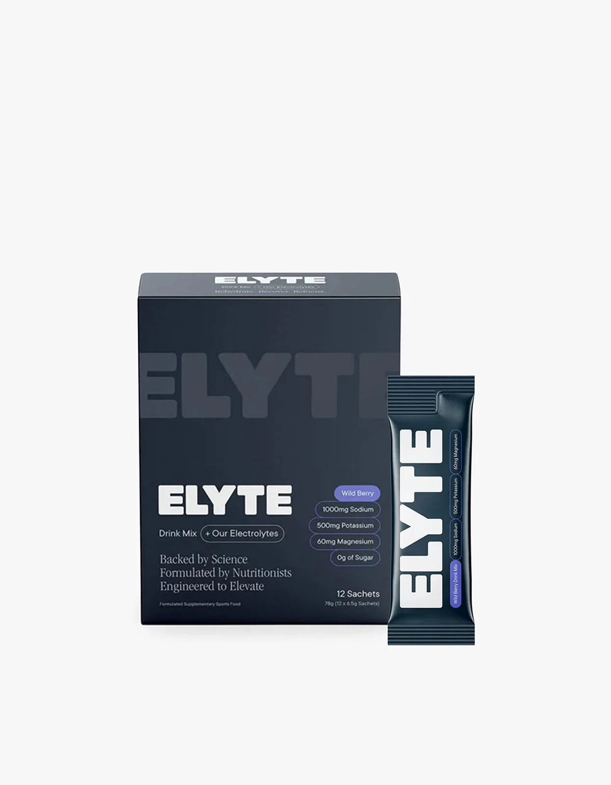 Elyte Hydration Powder Wildberry 12 Pack-ELYTE-Matakana Pharmacy
