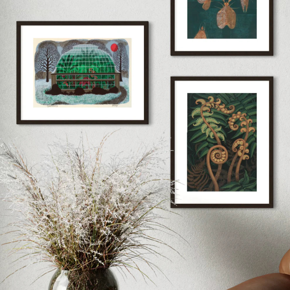 Eileen Mayo - Print - A Garden Enclosed A3-Te Papa Store-Matakana Pharmacy