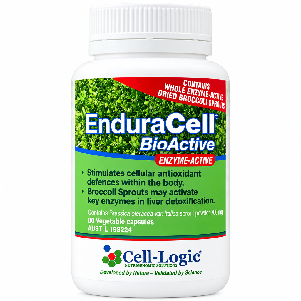 EnduraCell BioActive 80 Capsules | Sulforaphane-Cell Logic-Matakana Pharmacy