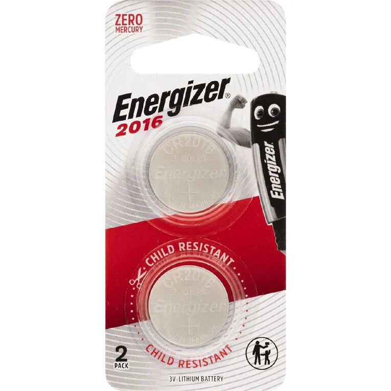 ENERGIZER BATT CR2016 BP 3V 2pk-Matakana Pharmacy
