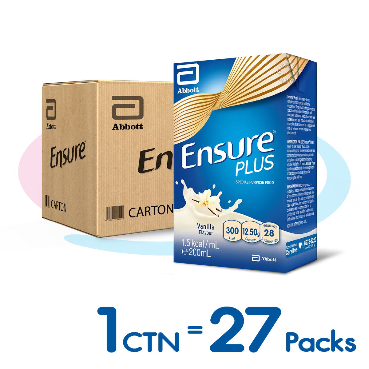 ENSURE PLUS Liquid Banana 200ml-Matakana Pharmacy