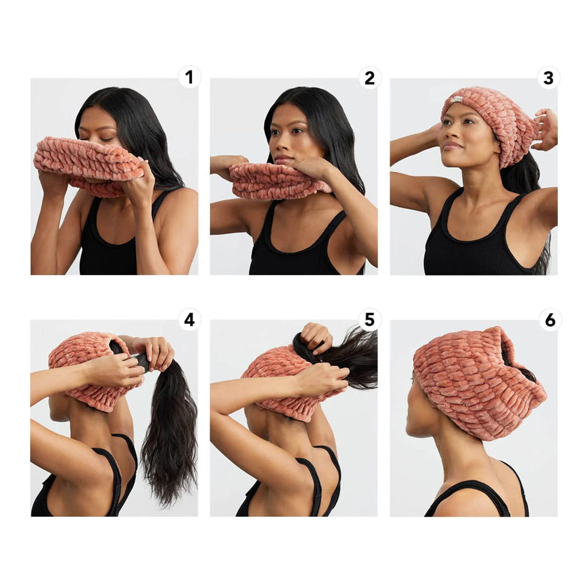 Extra Wide Spa Headband - Dusty Rose-KITSCH-Matakana Pharmacy