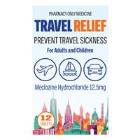 Travel Relief Tablets 12s Matakana Pharmacy