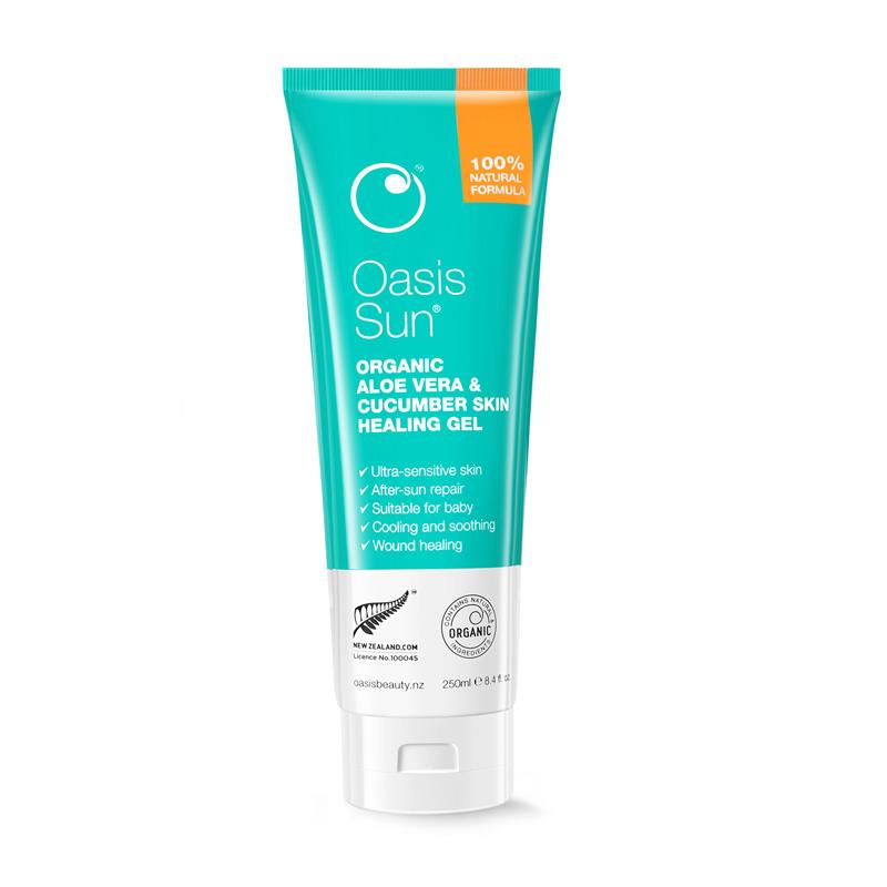 Image of OASIS Organic Aloe Vera & Cucumber Gel 250ml